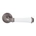 Ручка Fimet 1028P-261 F45 Tasha ант железо/белый фарфор Ручка Fimet 1028P-261 F45 Tasha ант железо/белый фарфор
